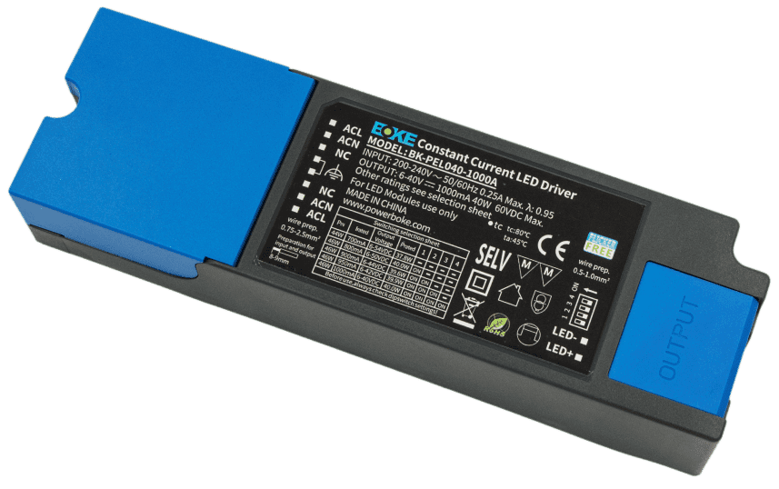 BK-PEL040 857x538 91.9kb Non-dimmable driver CWL series