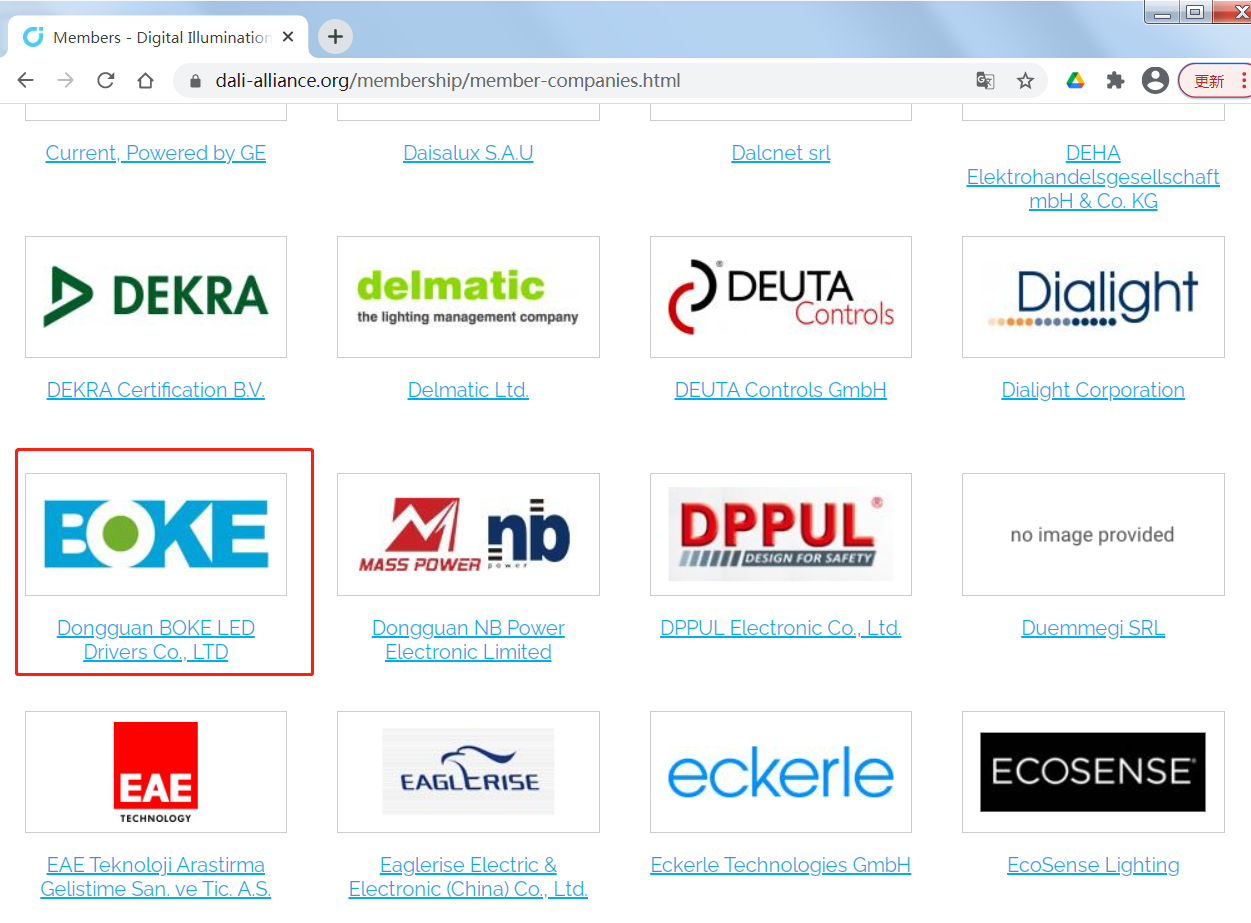 dali alliance member